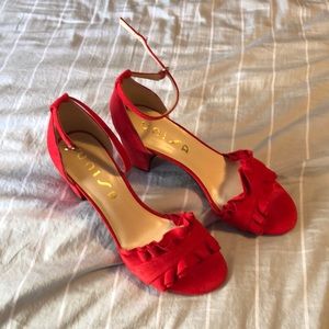 Red unisa high heels size 8